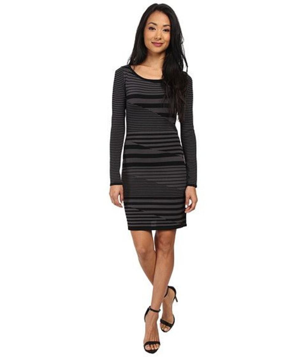 JULIA JORDAN Daniella Striped Bodycon Dress // Small